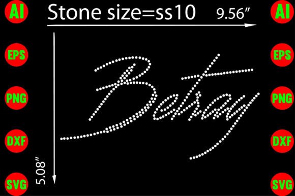 Betray Rhinestone Templates Design