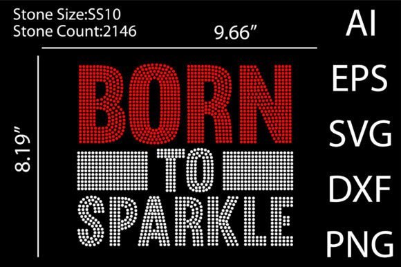 Born to Sparkle Rhinestone Templates Review for Embroidery