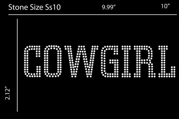 Cowgirl, Rhinestone Design Templates: Graphics for T-Shirt Designs
