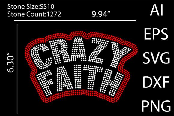 Crazy Faith Rhinestone Templates: T‑Shirt Graphics for Crafters