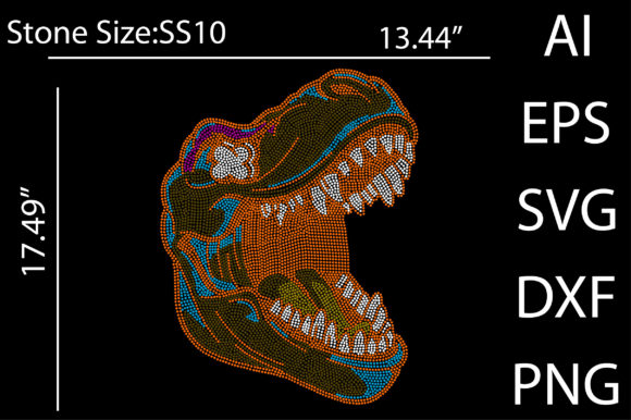 Crocodile Rhinestone Templates Graphics for T-Shirt Designs