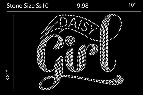 Daisy Girl, Rhinestone Design Templates