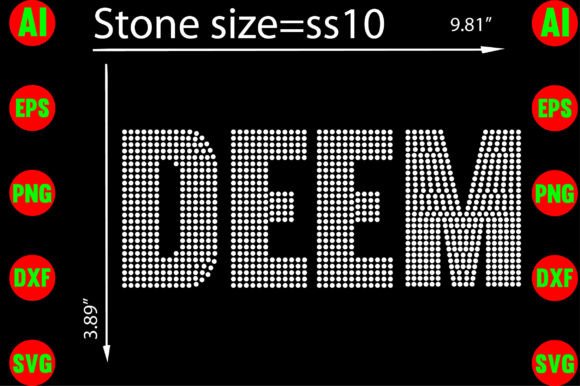 Deem Rhinestone Templates Design
