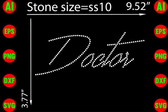 Doctor Rhinestone Templates Graphics for T-Shirt Designs