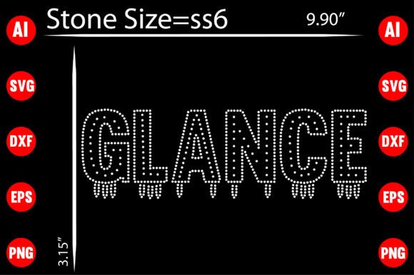 Glance Rhinestone Templates De...