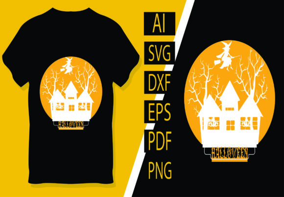 Halloween T Shirt Design Templates: Graphics & Print Templates