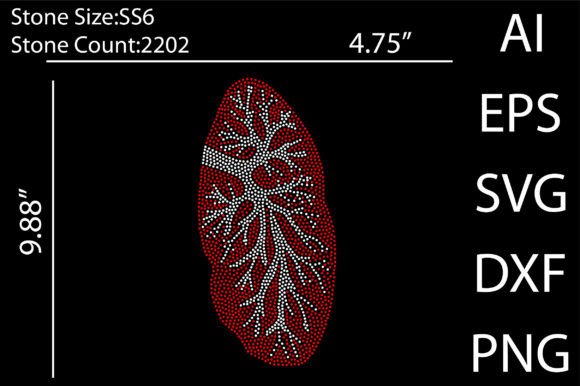 Heart Rhinestone Graphics for T-Shirt Designs