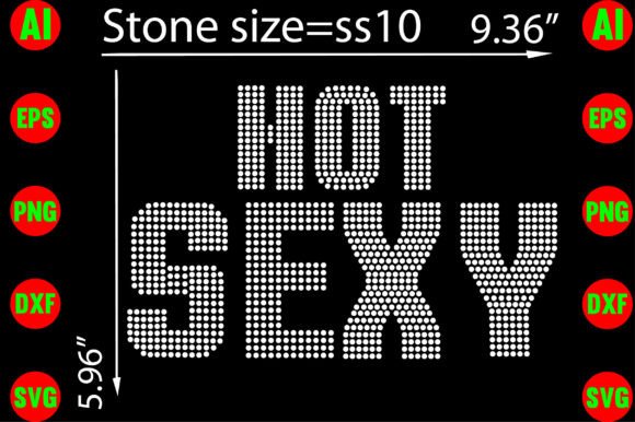 Hot Sexy Rhinestone Templates Graphics