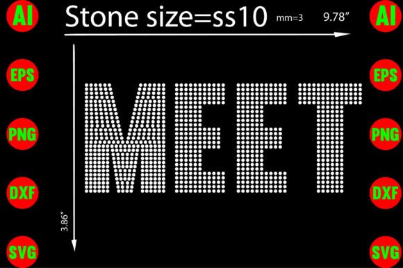 Meet Rhinestone Templates Design: Graphics for T-Shirt Designs