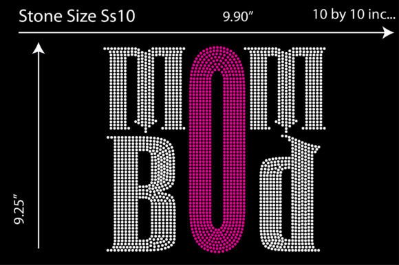MOM Rhinestone Graphics for T-Shirt Designs