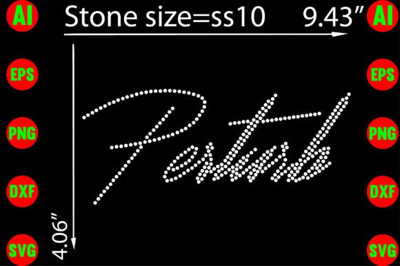 Perturb Rhinestone Templates Graphics