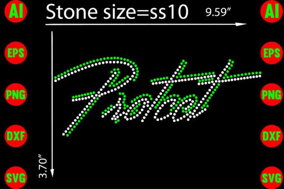 Protect Rhinestone Templates for Graphics and T-Shirt Designs