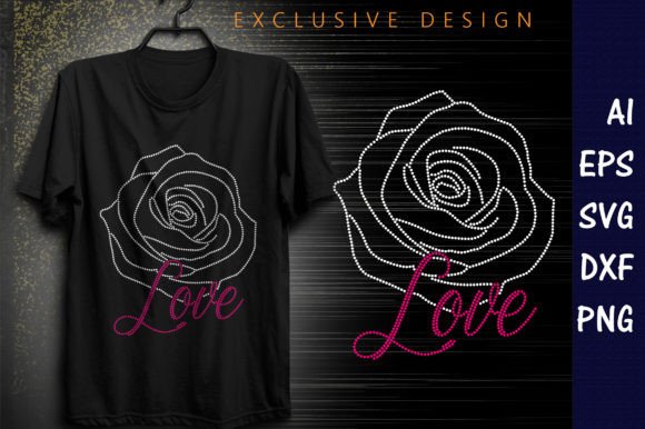 Roses Rhinestone Graphics for T-Shirt Designs Review