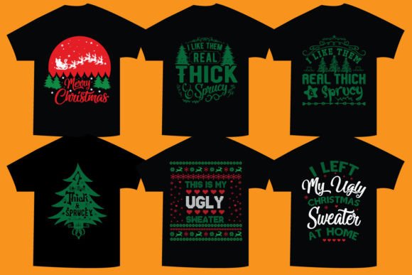 Ugly Christmas Sweater Templates Graphics