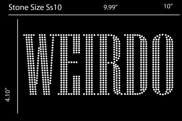 Weirdo Rhinestone Design Templates